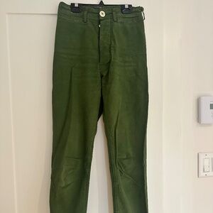 Olive Kamm pants ranger size 2